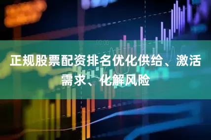 正规股票配资排名优化供给、激活需求、化解风险
